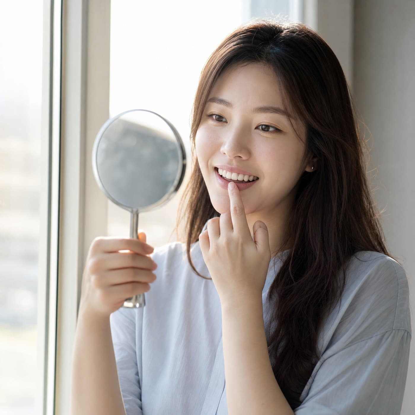앞니 색이 신경 쓰여요