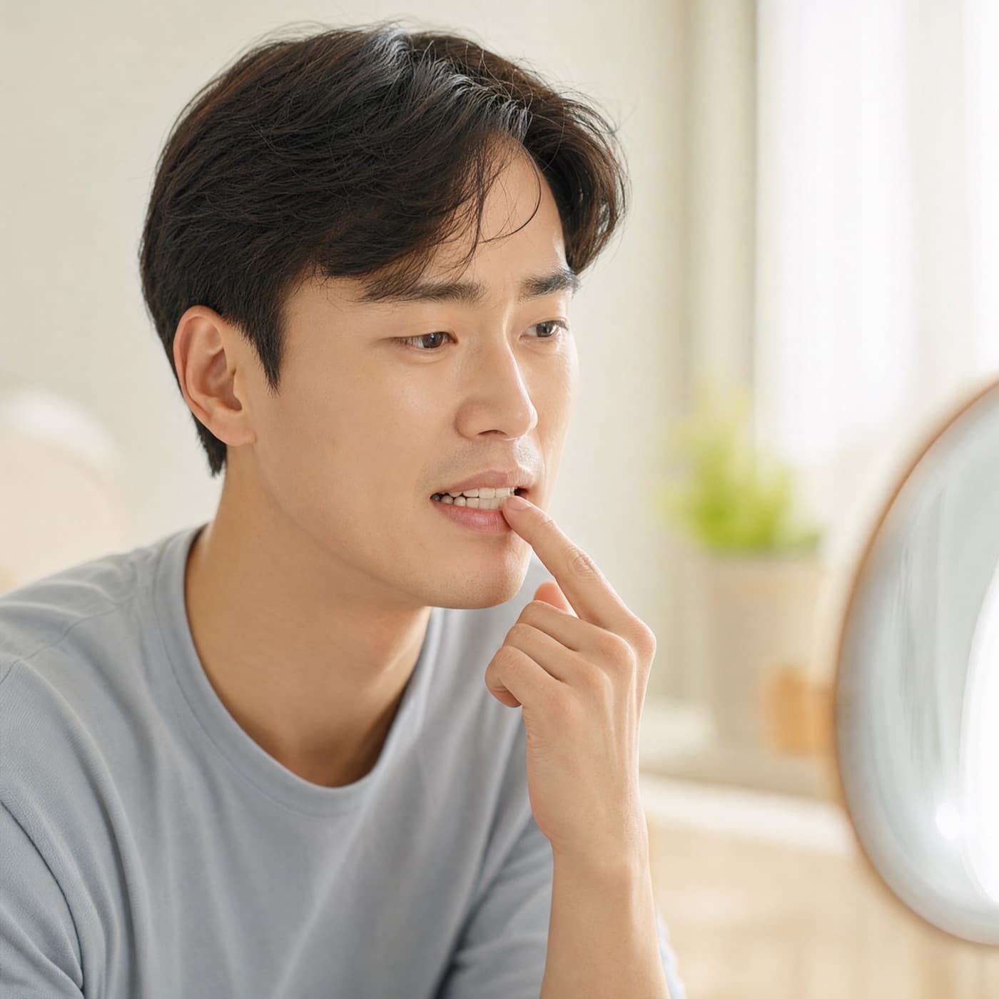 깨지거나 벌어졌어요