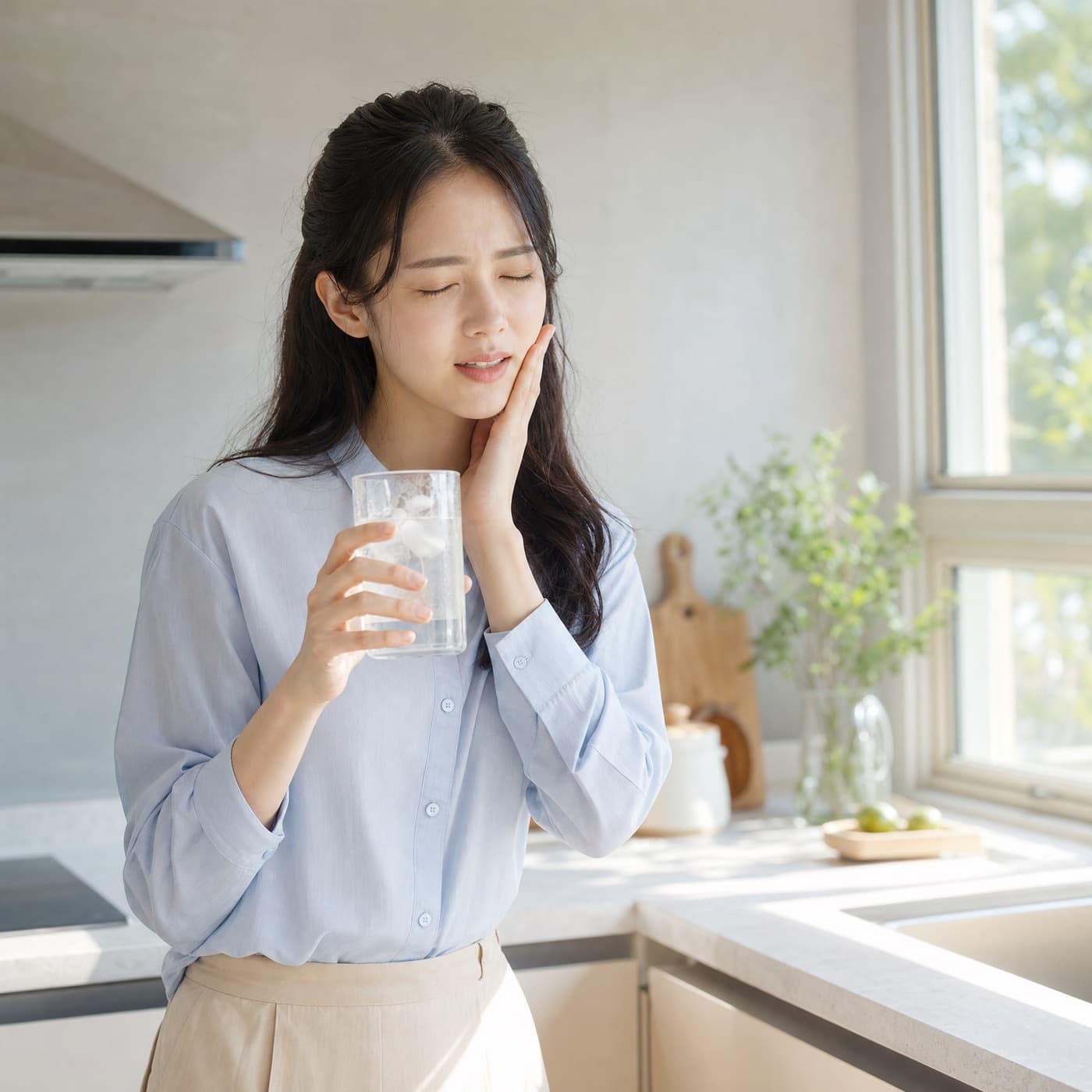 찬물에 시린 지 오래됐어요
